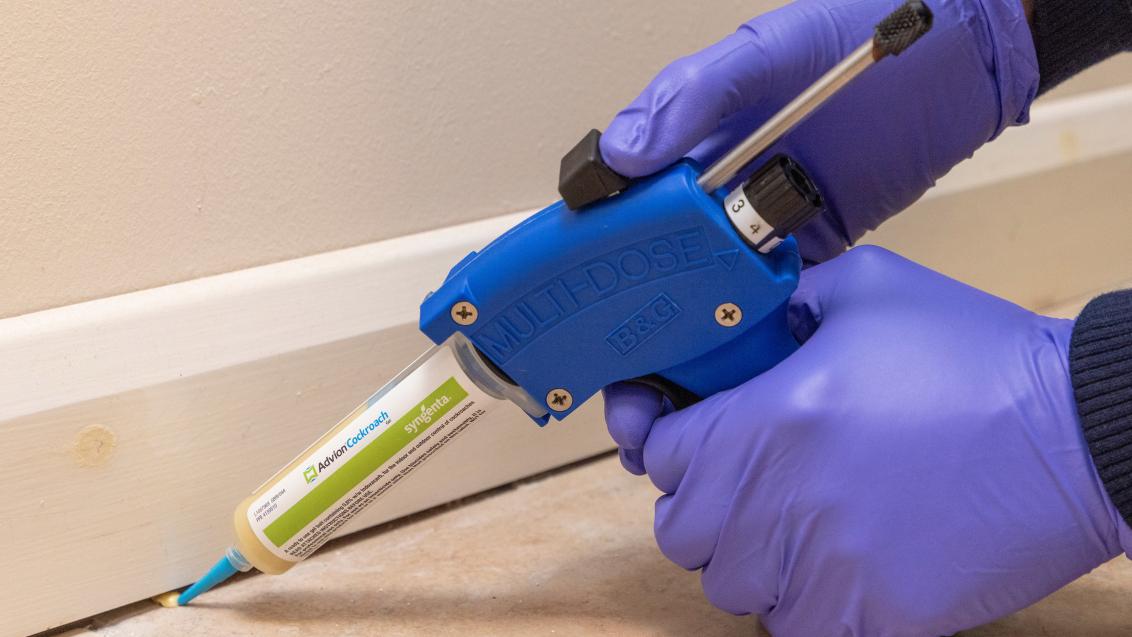 Advion Cockroach Gel Applisering