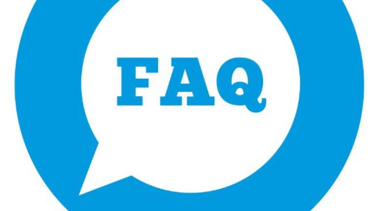 FAQ button