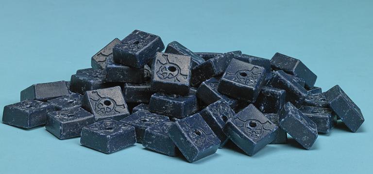 Wax block retain good durability in damp conditions