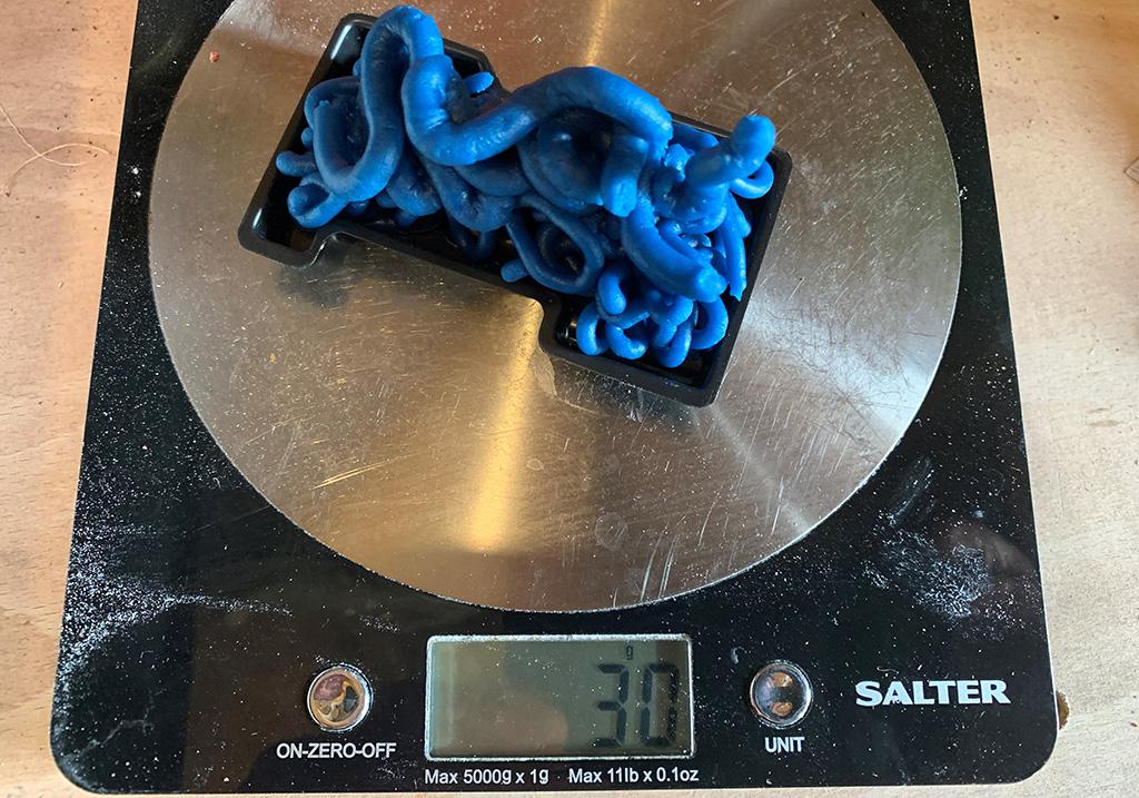 Talon Soft measured at 30g per box