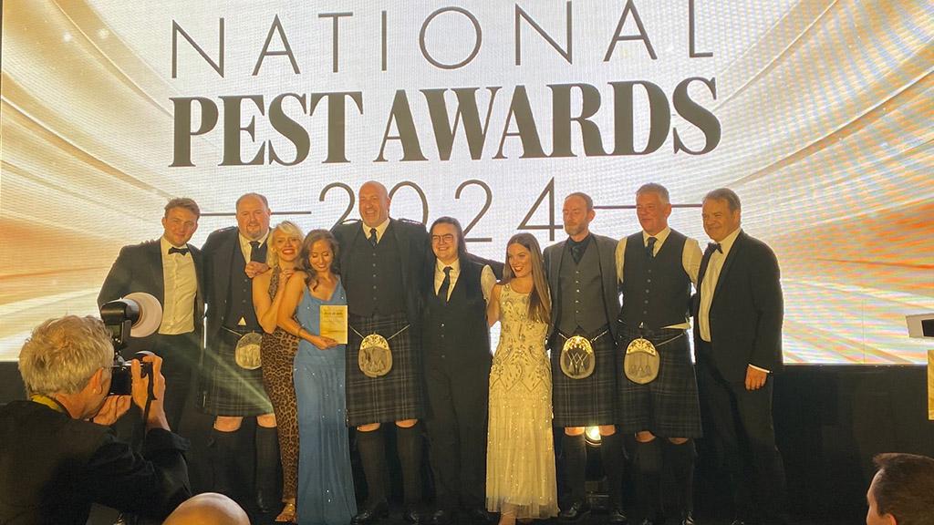 Pest Solutions overall Pest Business of the Year winners