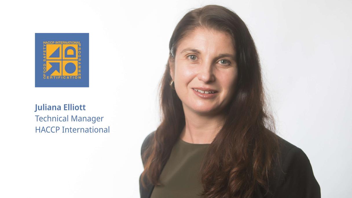 Juliana Elliott HACCP